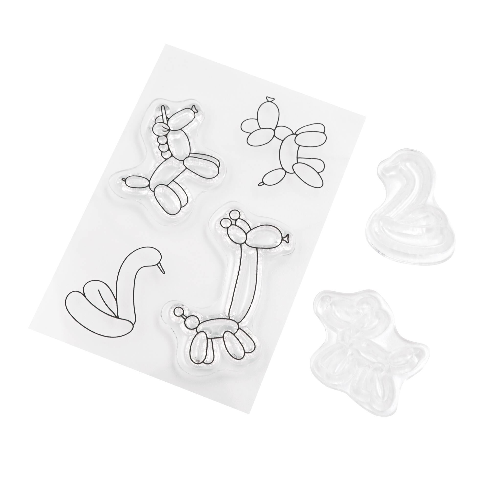 Mini Balloon Animals Clear Stamp Set by Recollections™